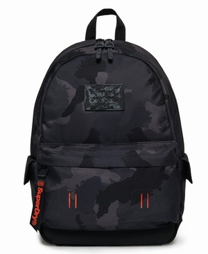 Superdry Disruptive Camo Montana Férfi Hátizsák Fekete/Camo | SINYR0452